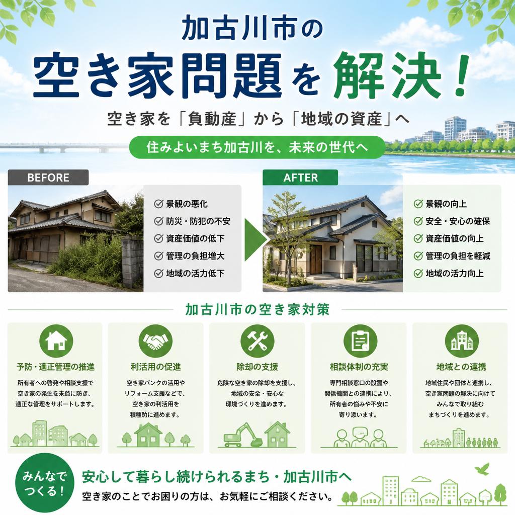 加古川市の空き家問題を解決！|加古川市不動産売却買取相談センター