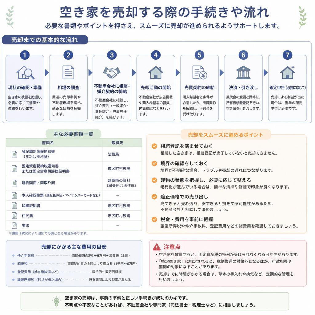 不動産売却の手続きと流れ