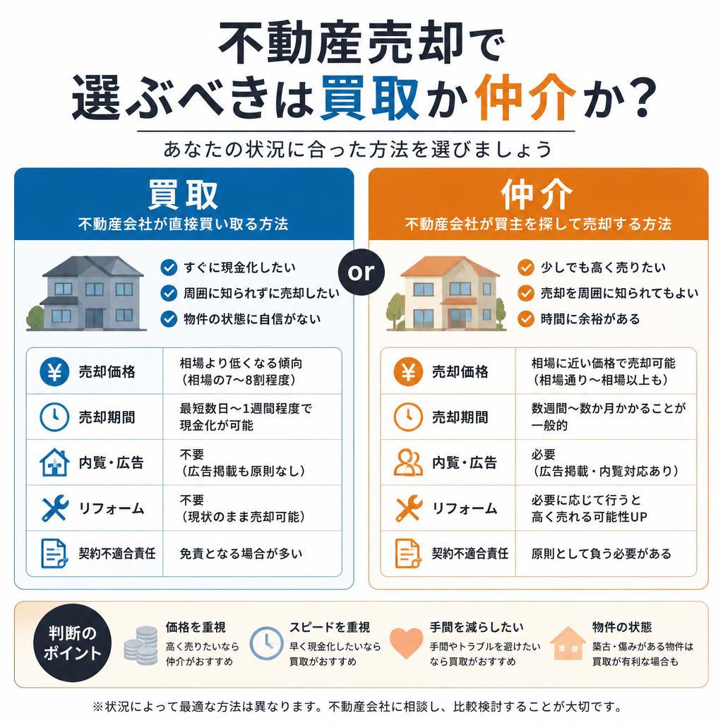 不動産買取vs仲介：加古郡播磨町で得する選択は？|加古川市不動産売却買取相談センター