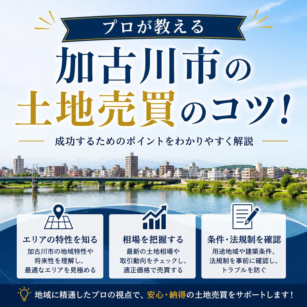 プロが教える加古川市の土地売買のコツ！売れやすい土地と売れにくい土地の違いを徹底解説！　|加古川市不動産売却買取相談センター