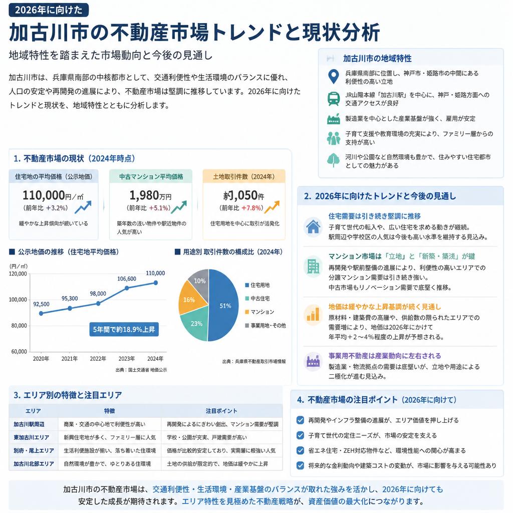 加古川市の不動産市場の現状