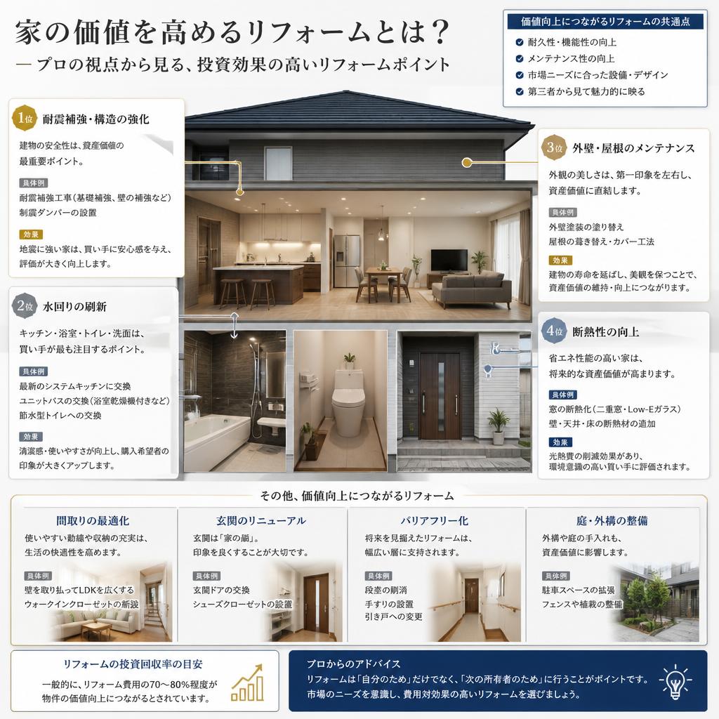 2. リフォームがもたらす家の価値向上