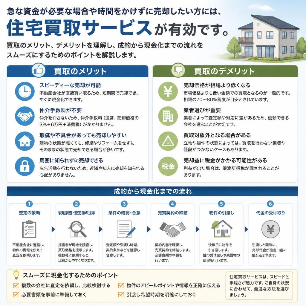3. 住宅買取サービスのメリットと選び方