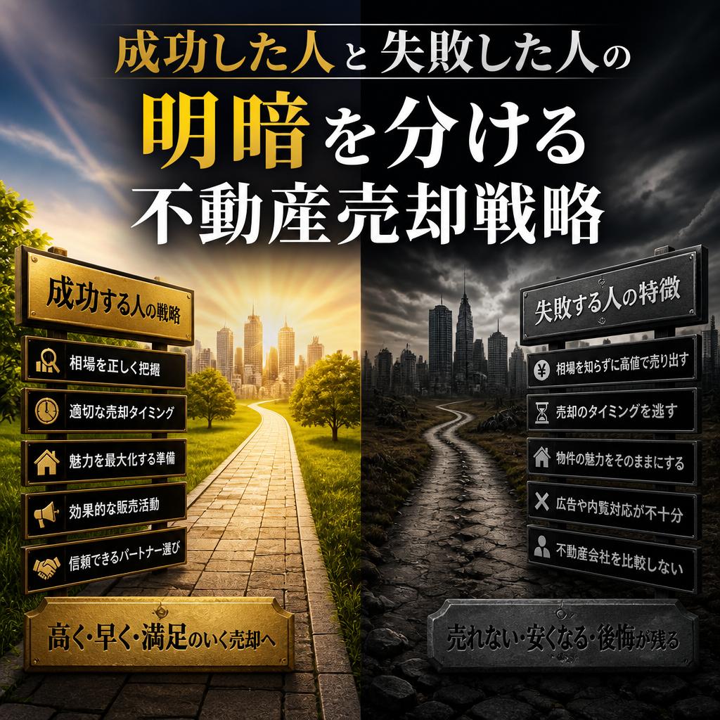 成功した人と失敗した人の明暗を分ける加古川市の不動産売却戦略　|加古川市不動産売却買取相談センター
