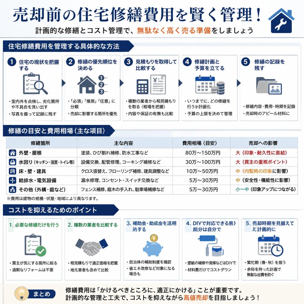 修繕費用の賢い管理法