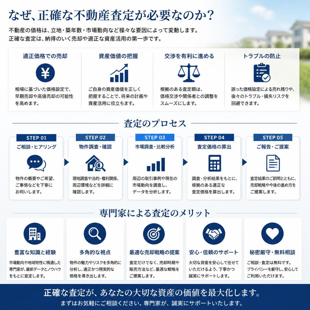 適切な不動産査定の重要性