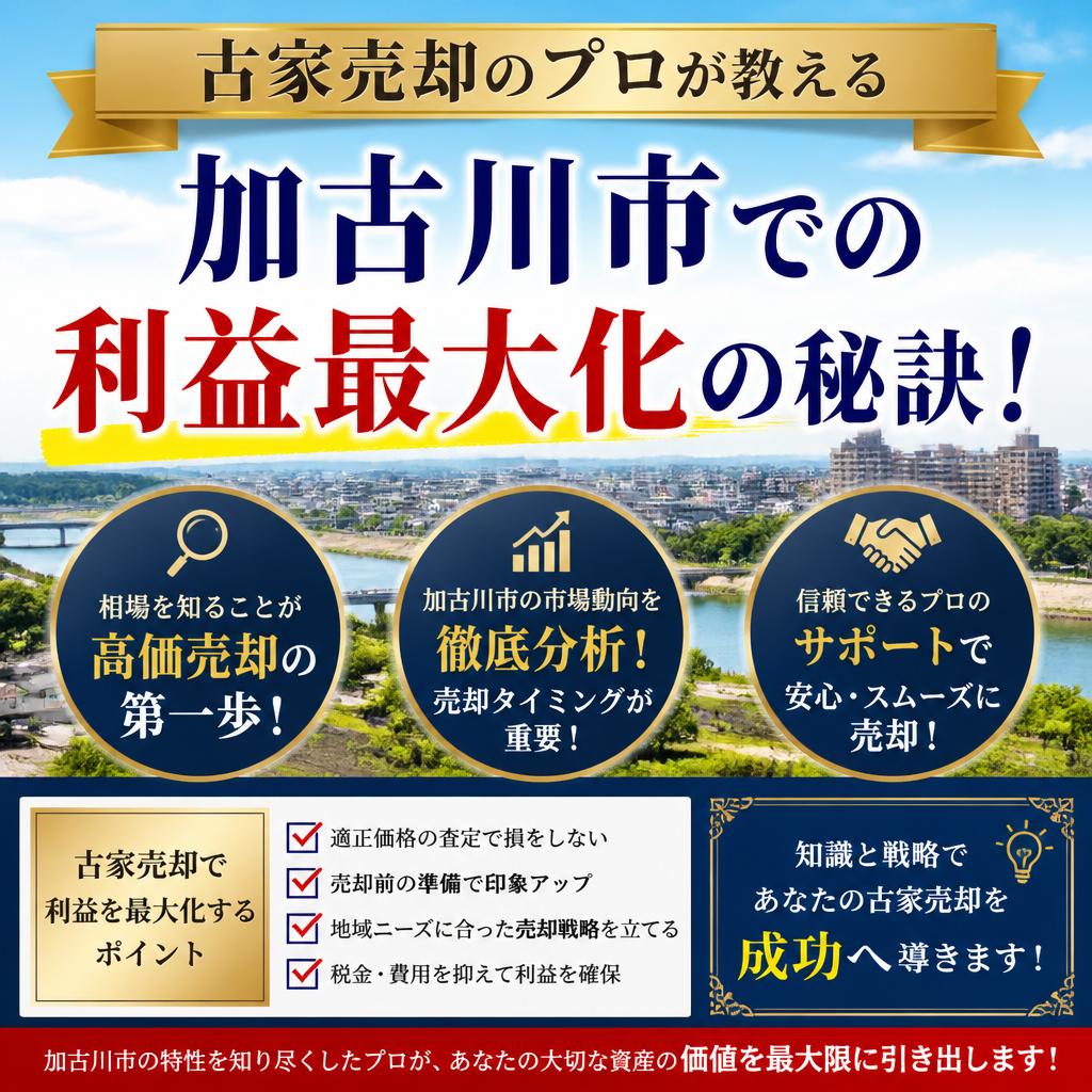 加古川市の古家売却、解体・リフォームでの利益最大化の秘訣！|加古川市不動産売却買取相談センター