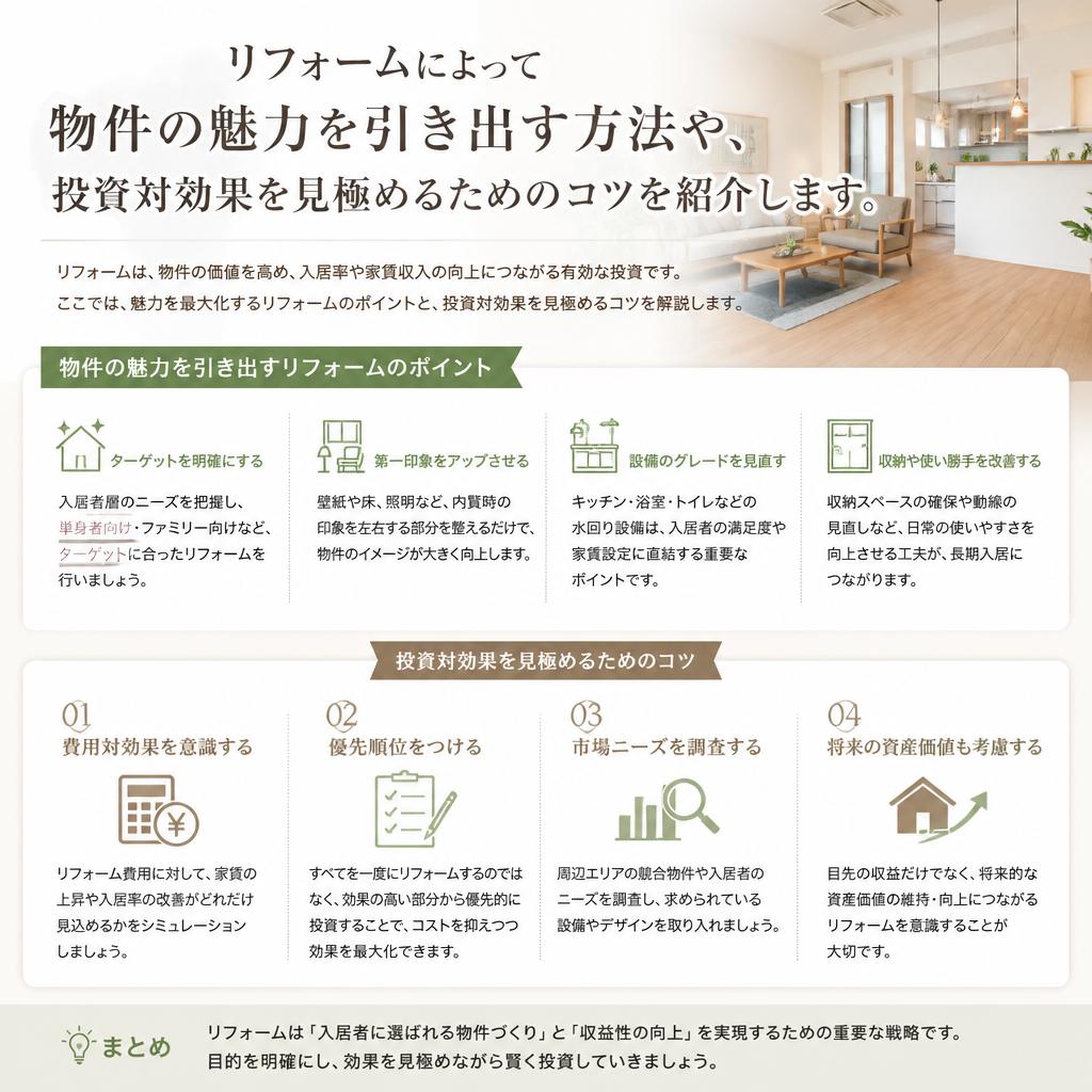 4. リフォームで競争力を高める秘訣