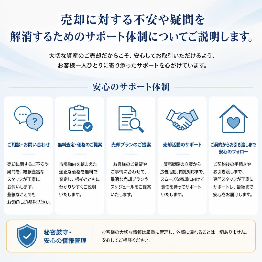 5. 売却不安を解消するために