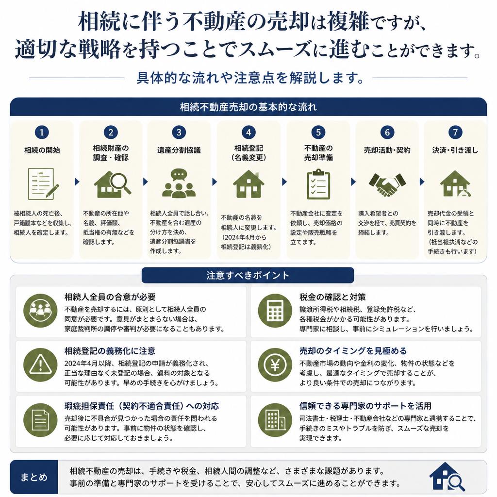 相続時の円滑な売却プロセス