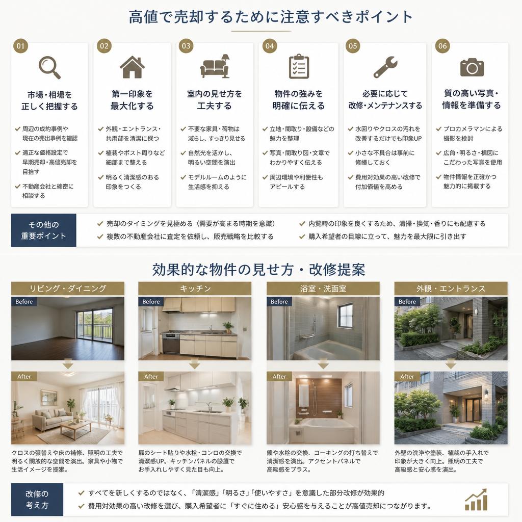高値売却のためのポイント