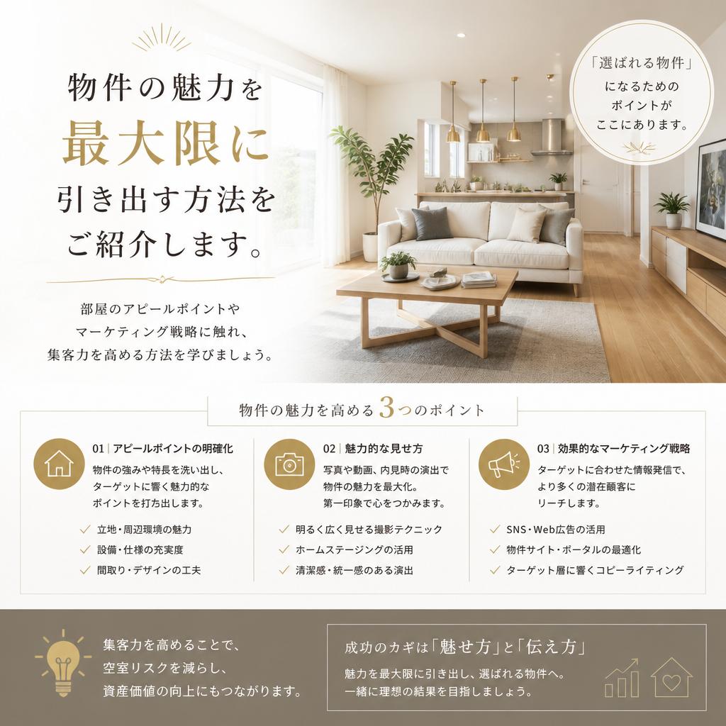 買主の目を引く物件の魅力とは？