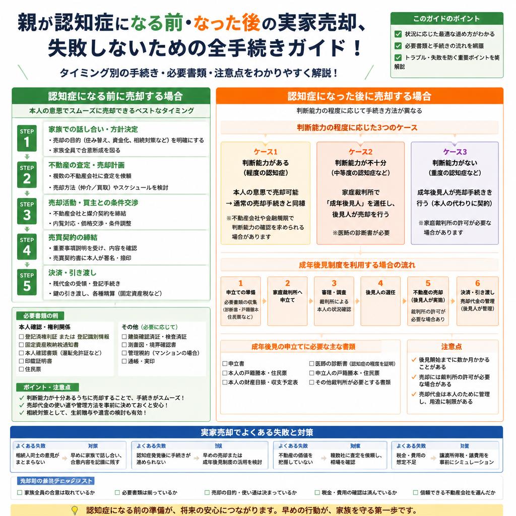 【加古川市】親が認知症になる前・なった後の実家売却、失敗しないための全手続きガイド！|加古川市不動産売却買取相談センター