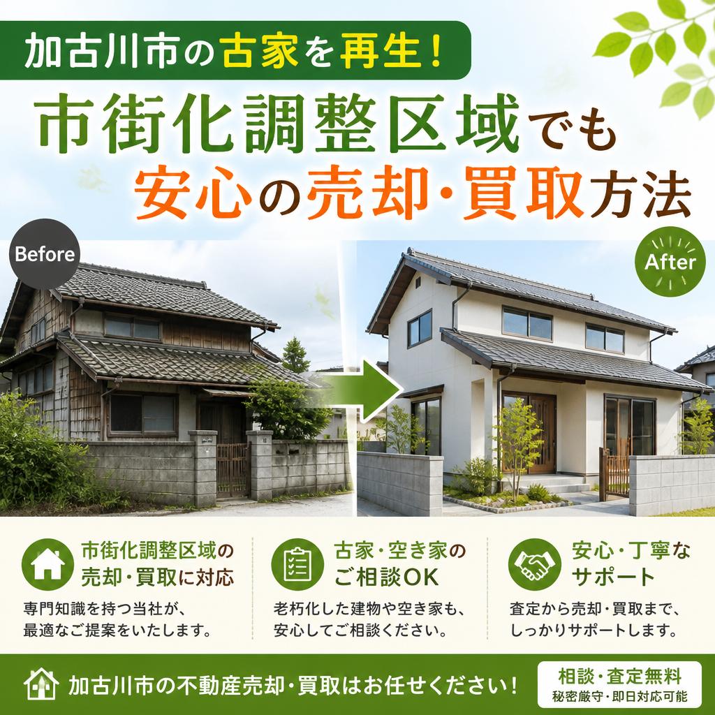 加古川市の古家を再生！市街化調整区域でも安心の売却・買取方法　|加古川市不動産売却買取相談センター