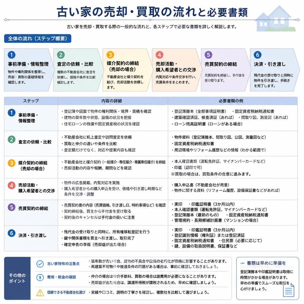 4. 売却・買取の流れと必要書類
