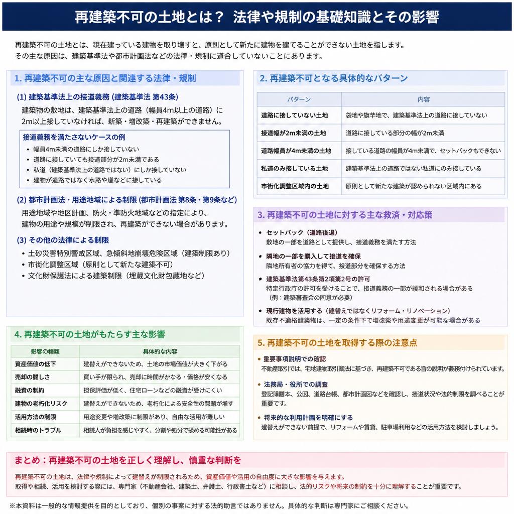 再建築不可の土地とは？