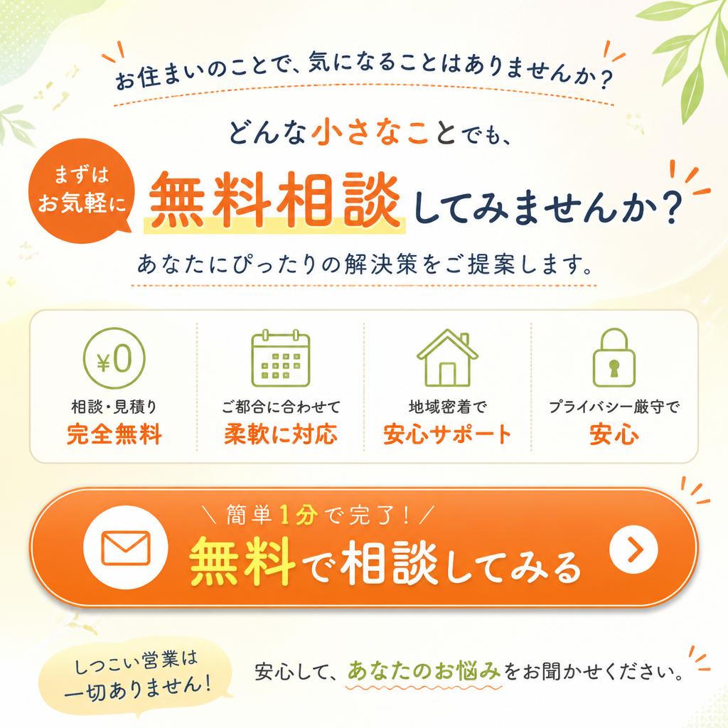 今すぐ無料相談を！お気軽にお問い合わせを