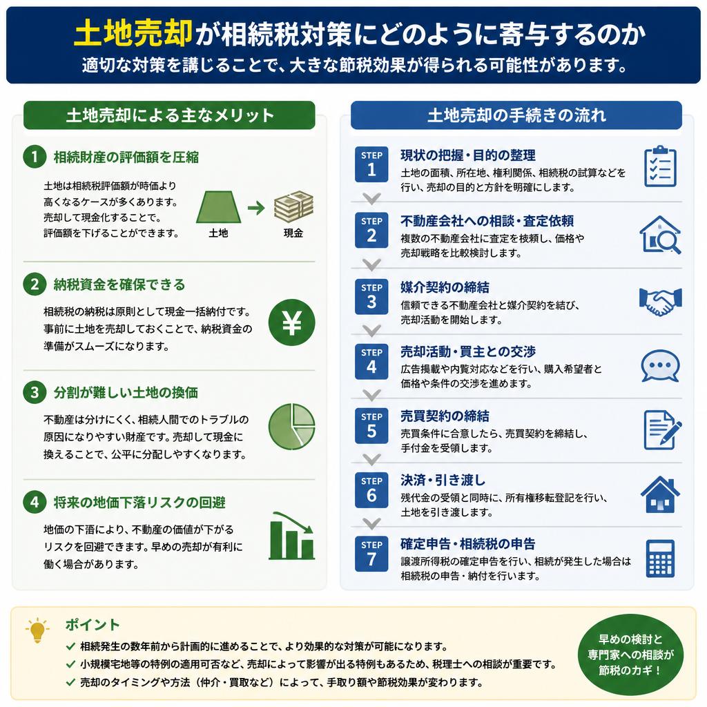 相続税対策としての土地売却のメリット