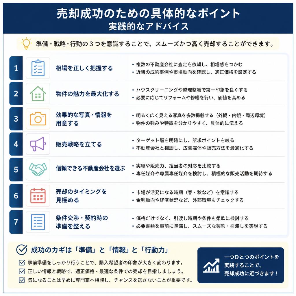4. 売却成功のための4つのポイント