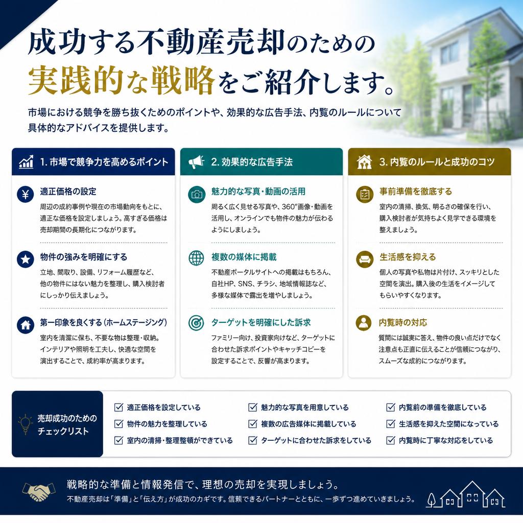 3. 不動産売却における成功のための戦略