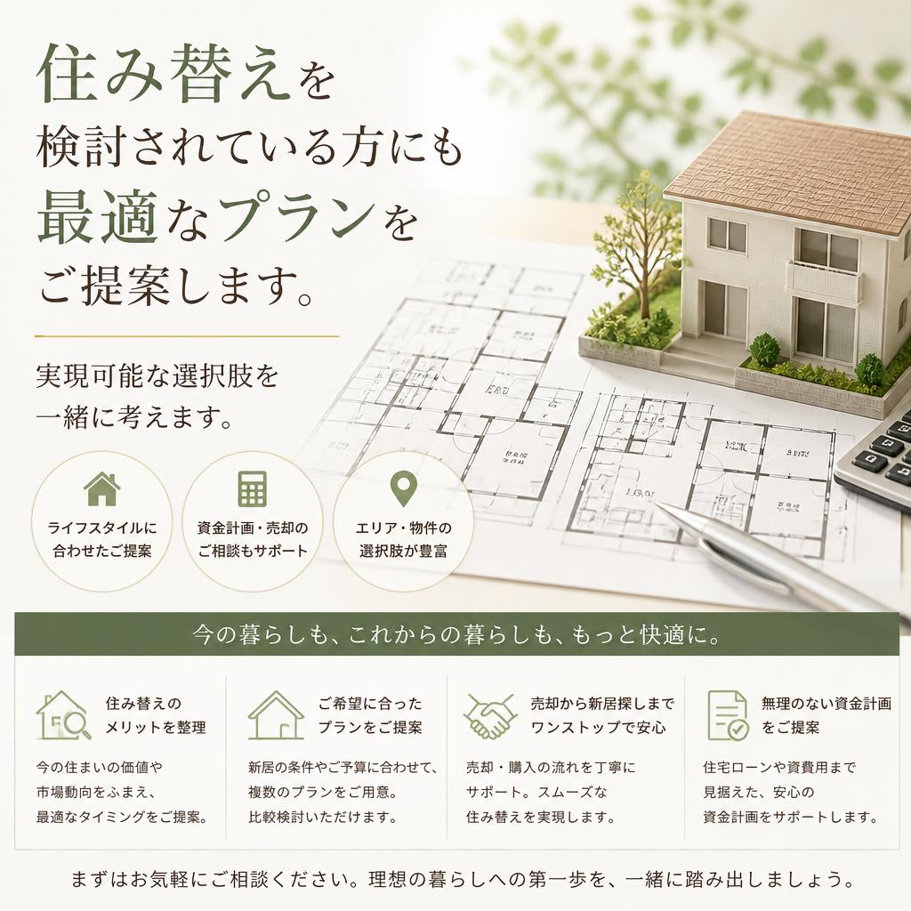 住み替えや買い替えの選択肢