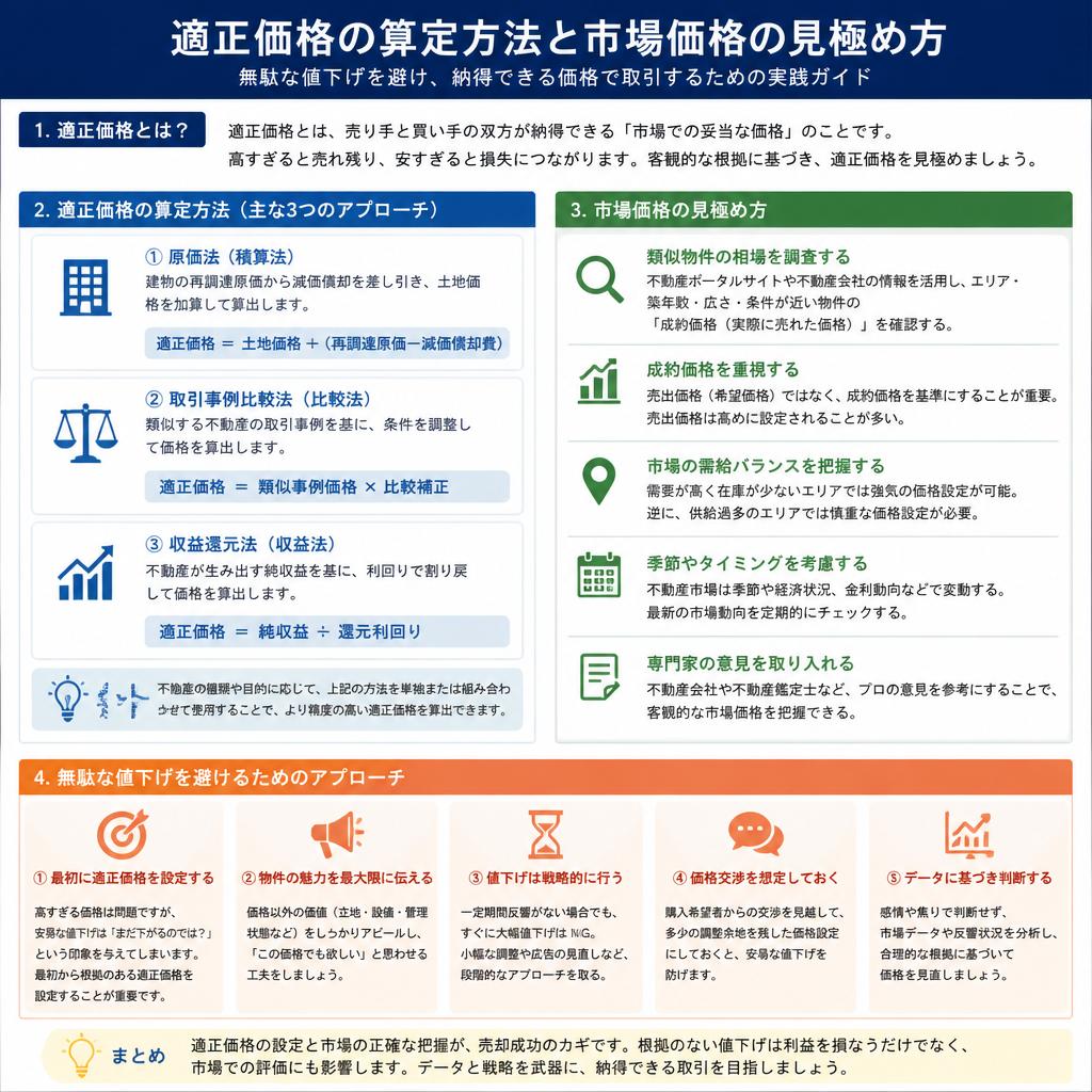 不動産価格を効果的に設定する方法