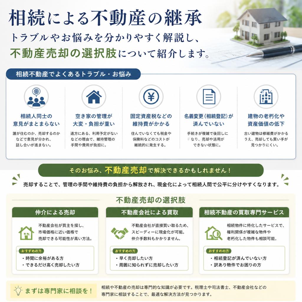 相続が原因の不動産トラブル