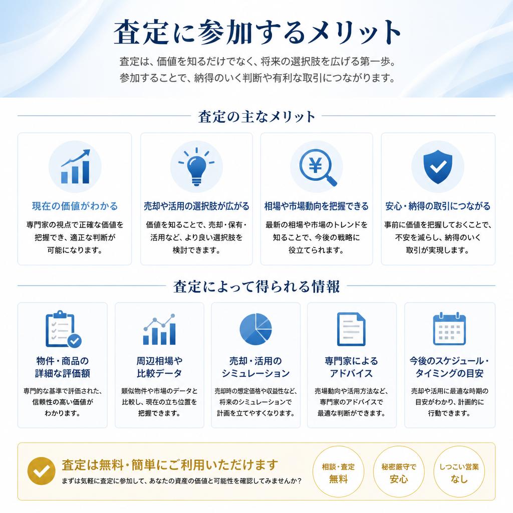 無料査定の重要性