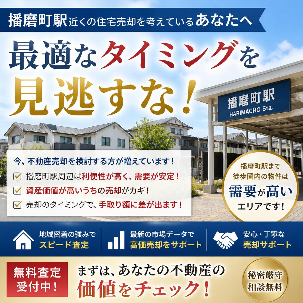 播磨町駅近くの住宅売却を考えているあなたへ。最適なタイミングを見逃すな！