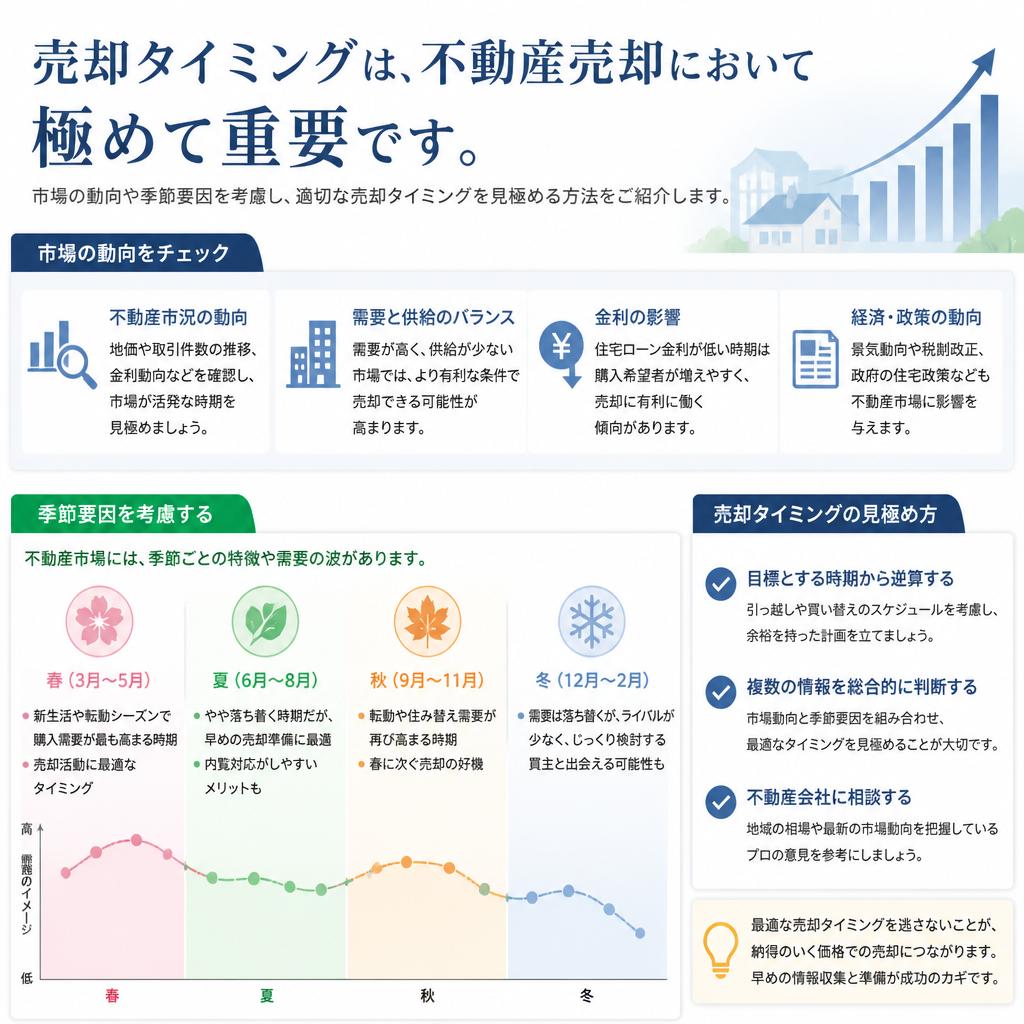 売却タイミングはいつ？