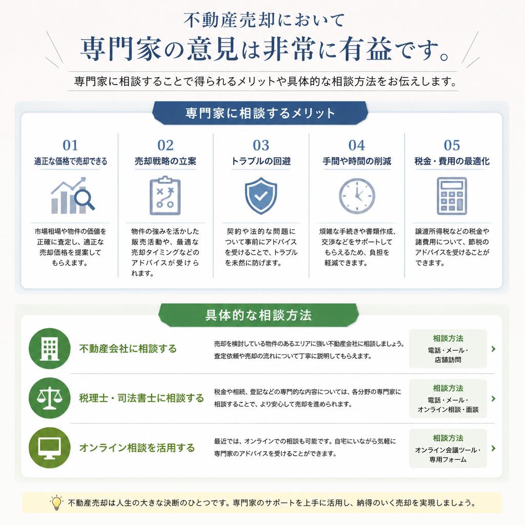 専門家への相談のメリット