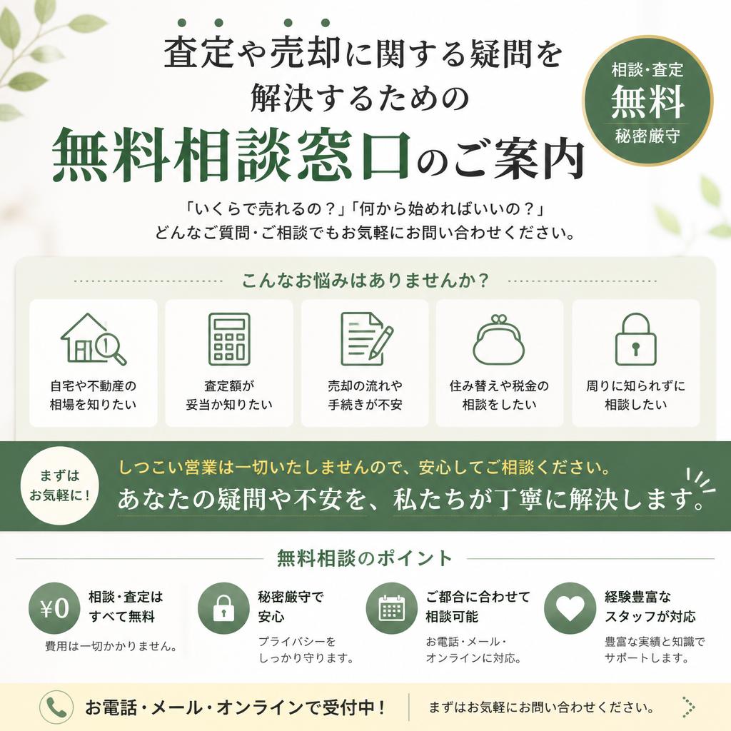 無料相談窓口のご案内