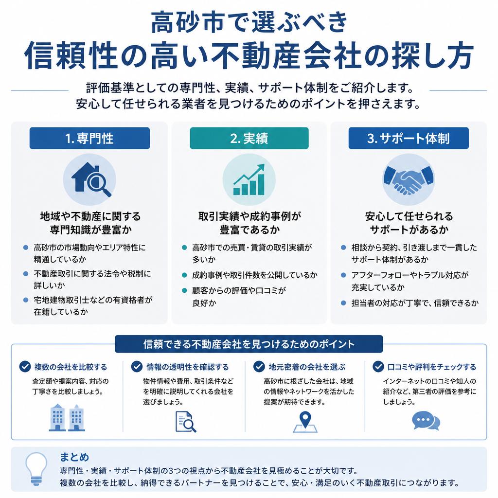 信頼できる不動産会社の選び方
