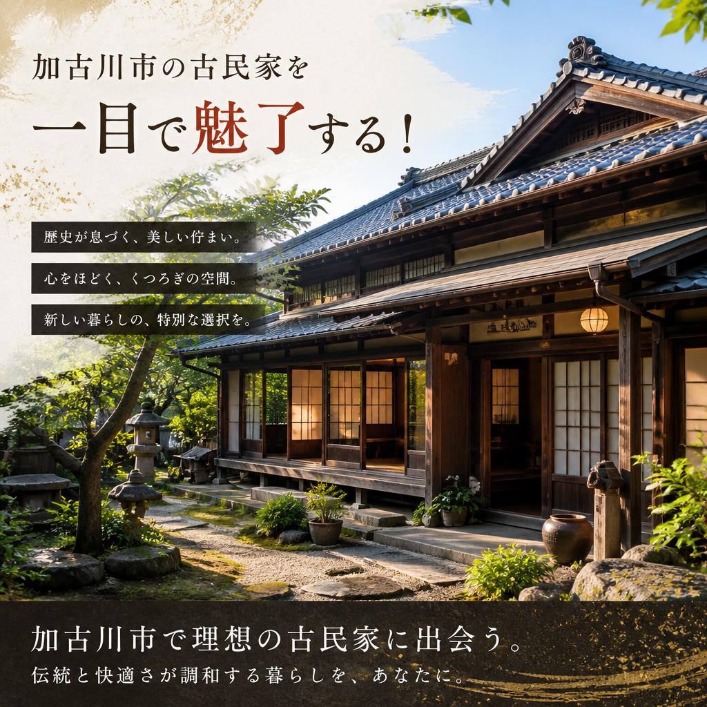 加古川市の古民家を一目で魅了する！