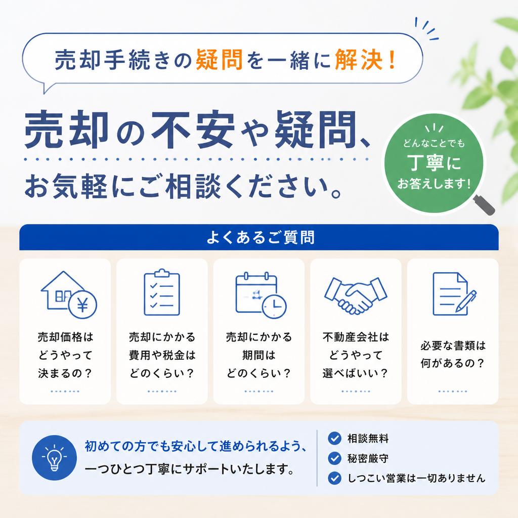 売却手続きの疑問を一緒に解決！　|加古川市不動産売却買取相談センター