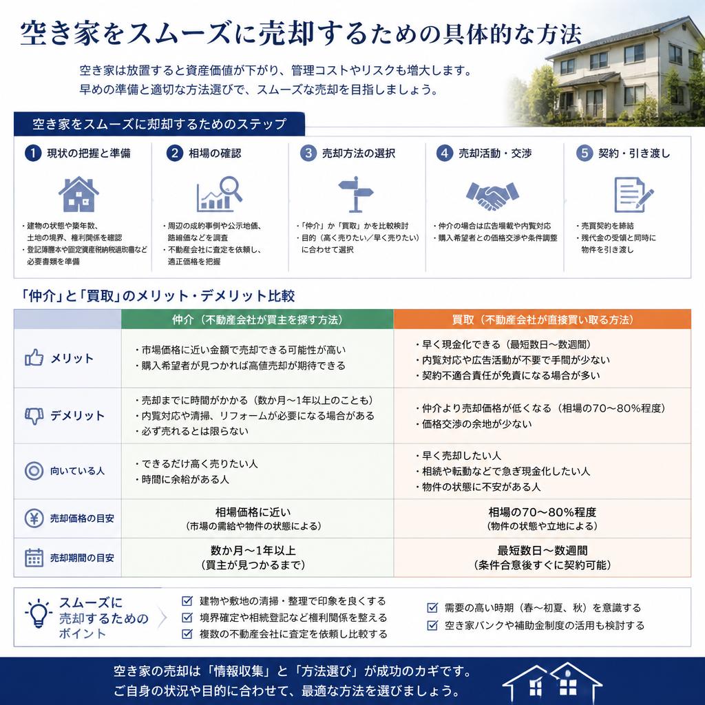空き家の売却方法とは？