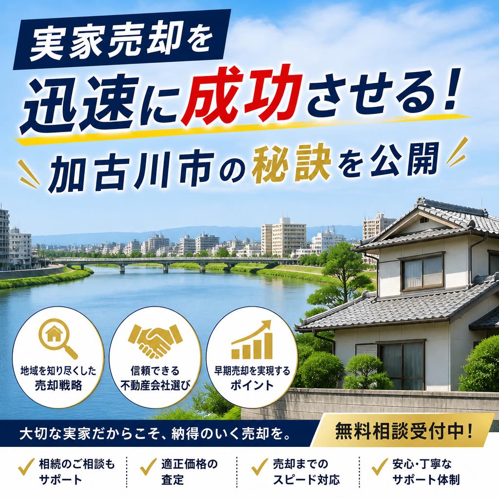 実家売却を迅速に成功させる！加古川市の秘訣を公開|加古川市不動産売却買取相談センター