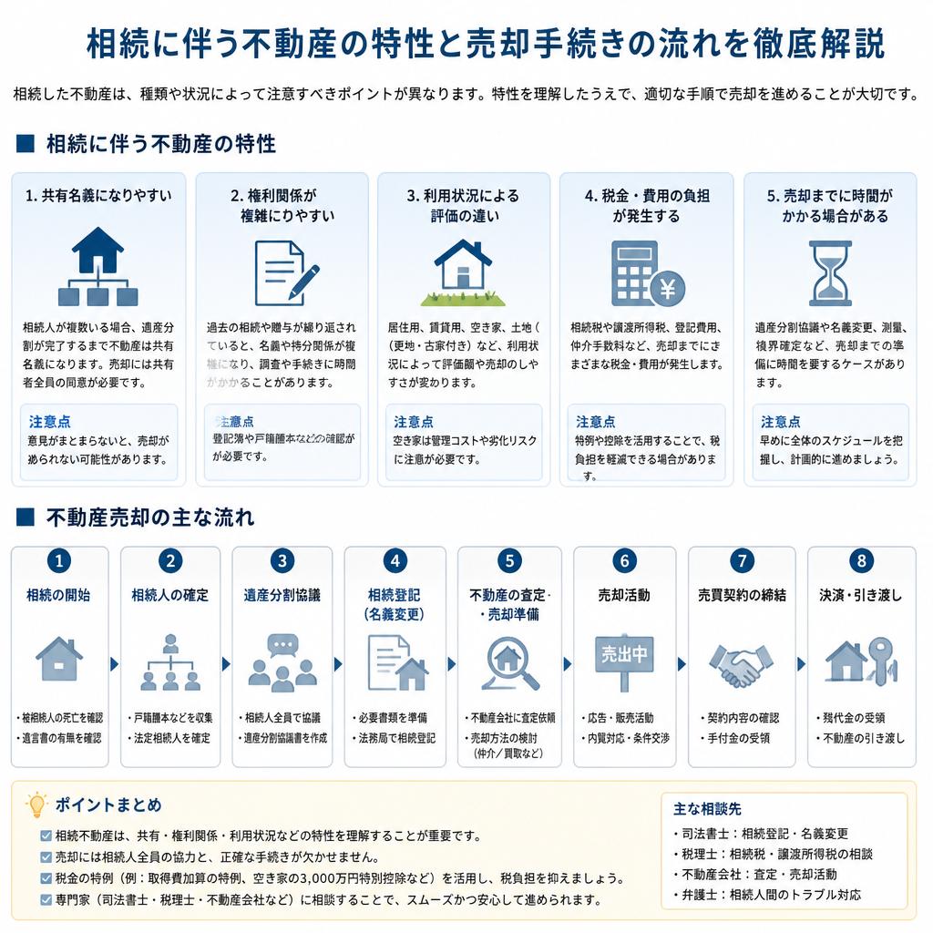 相続不動産の特性について