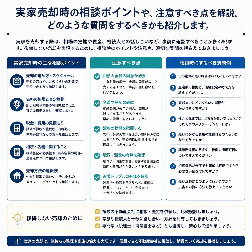 失敗しないための売却相談