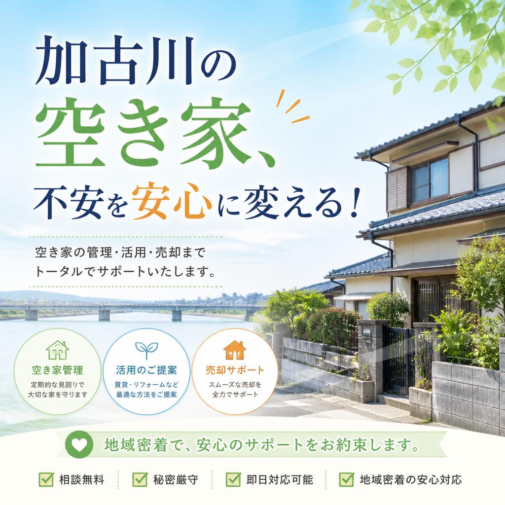 加古川市での実家の売却タイミング！空き家を持つあなたへのヒントと地元不動産会社の活用法|加古川市不動産売却買取相談センター