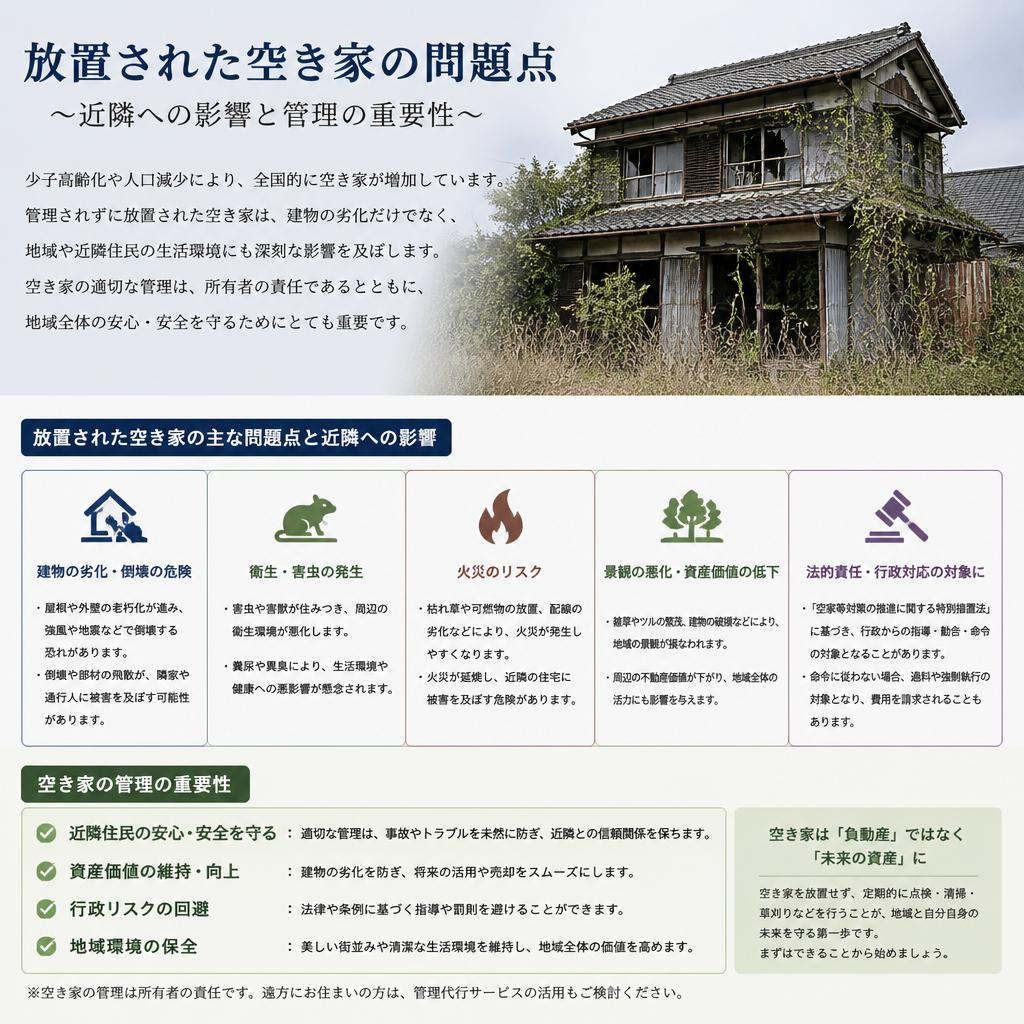 2. 空き家がもたらすリスクとその対策