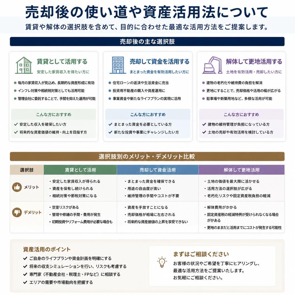 5. 売却後の生活設計と資産活用法