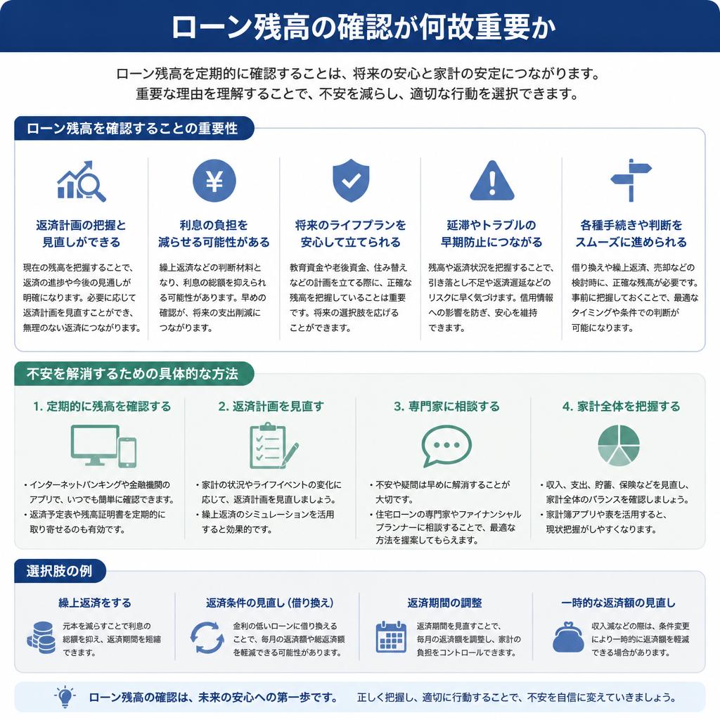 2. ローン残高の確認と対応策