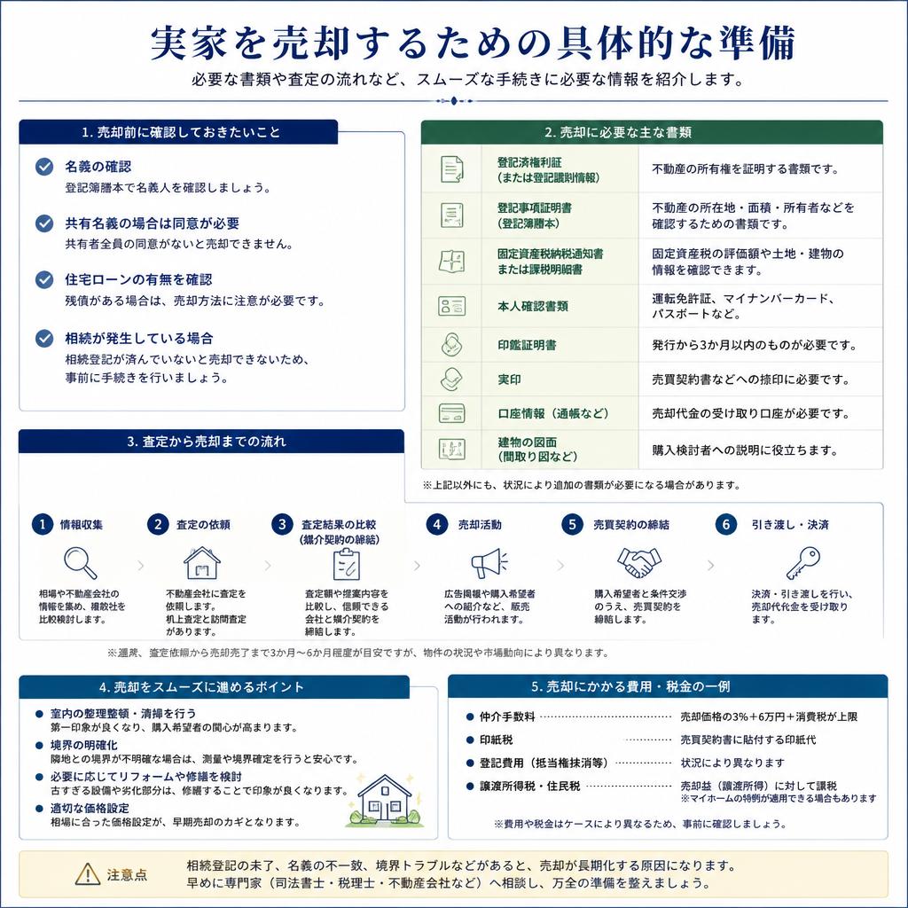 売却のための準備