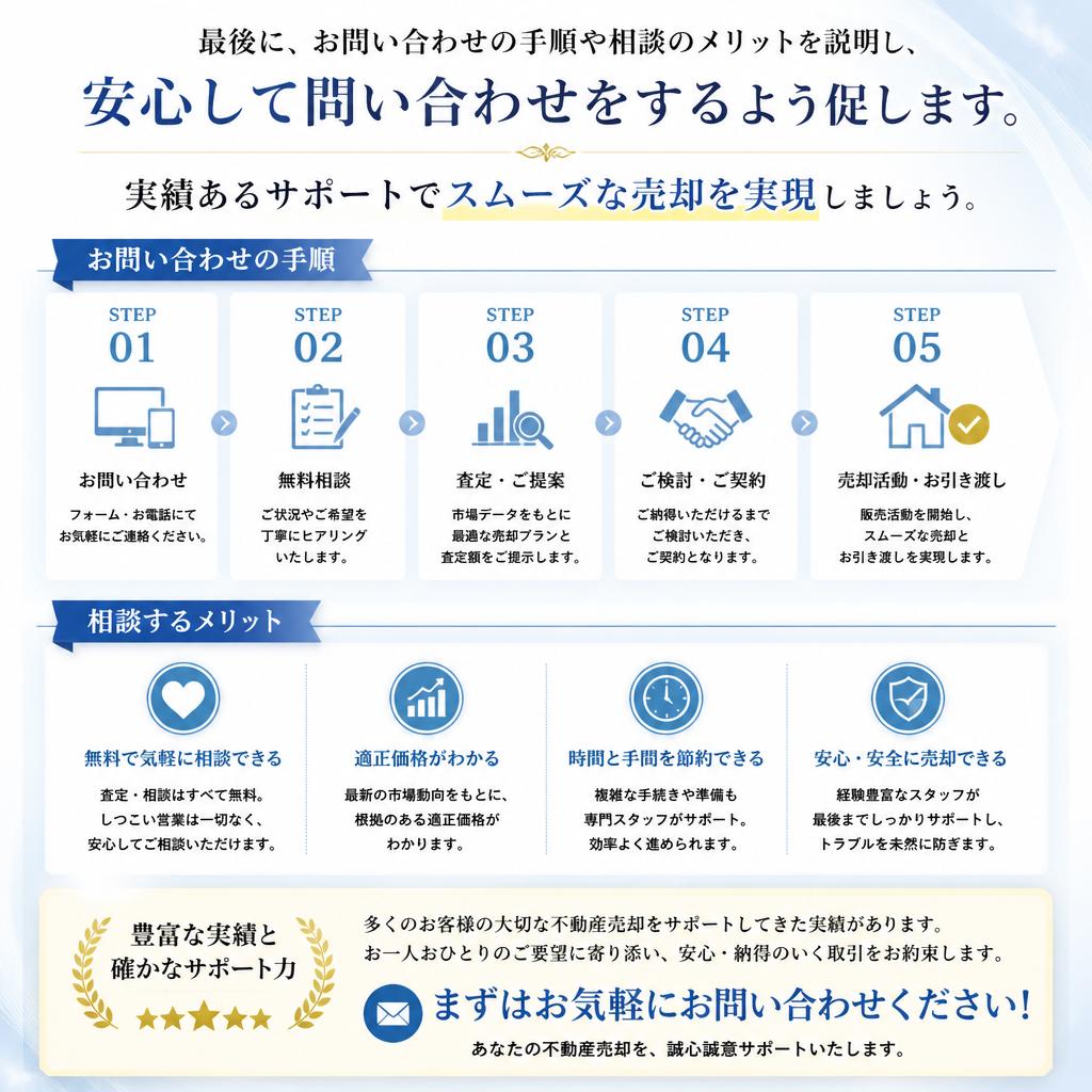 7. まずは無料相談を！
