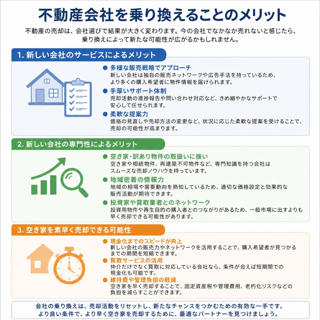 乗り換えのメリットとは？