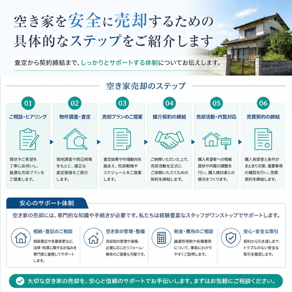 安全な売却を実現するためのステップ
