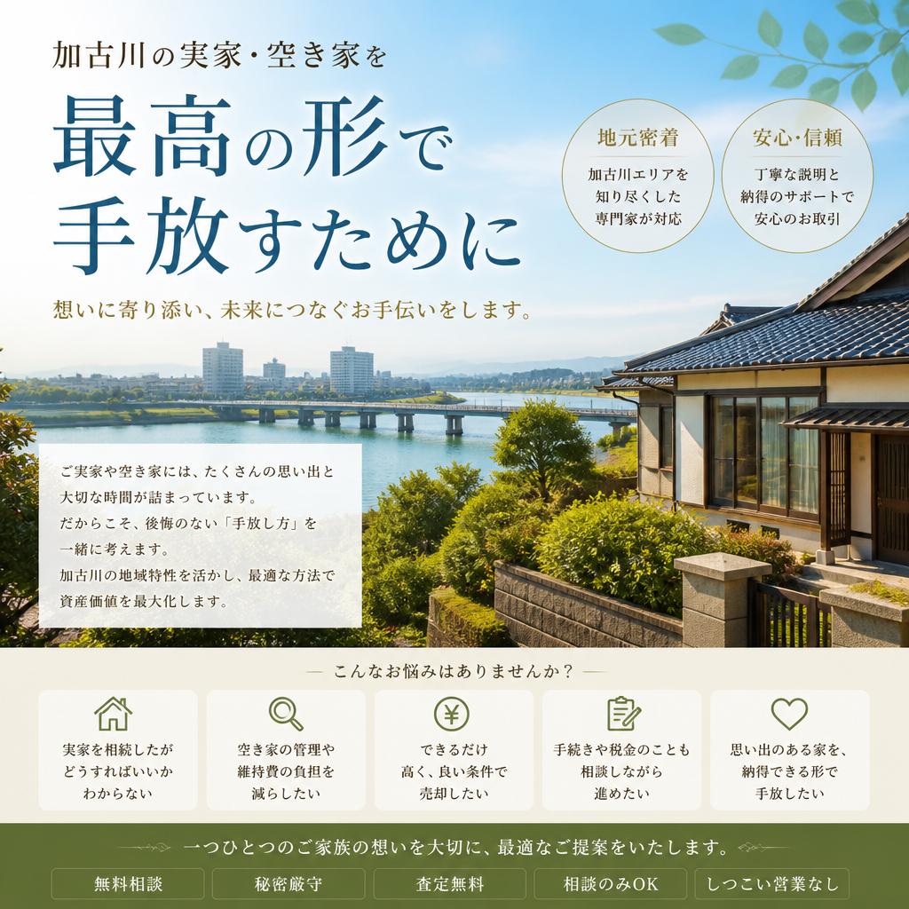 加古川の実家・空き家を最高の形で手放すために知っておくべき不動産会社との関係構築法|加古川市不動産売却買取相談センター