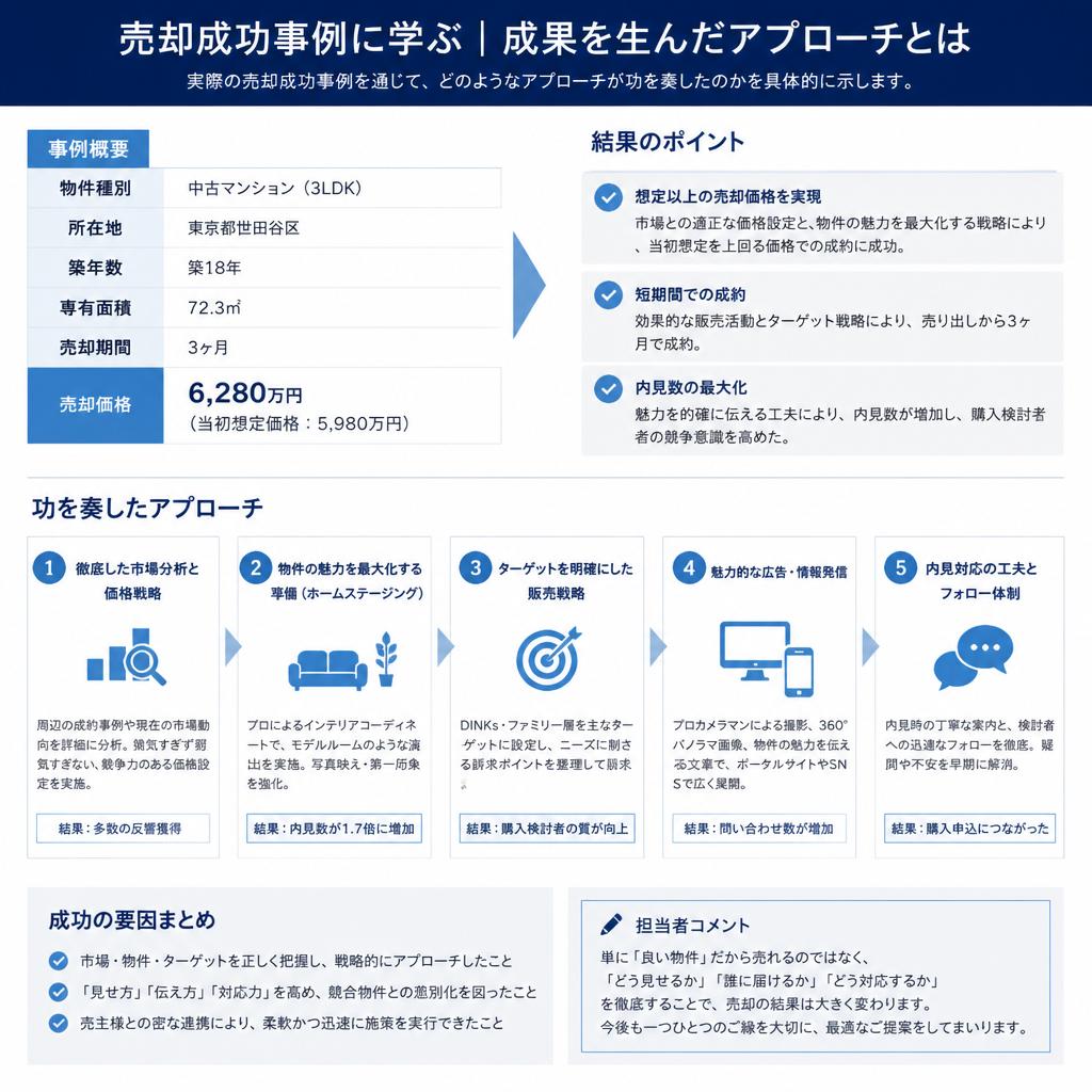 2. 売却に成功したお客様の事例