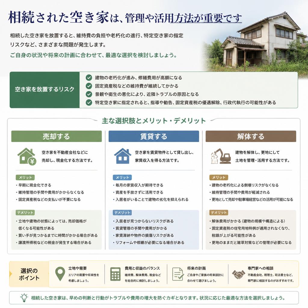 相続した空き家、どうする？